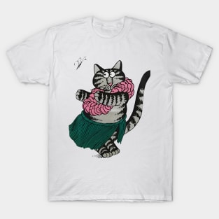 B Kliban Cat dad T-Shirt